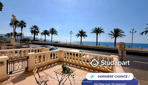 Logement étudiant T2 &agrave; Nice (06100)