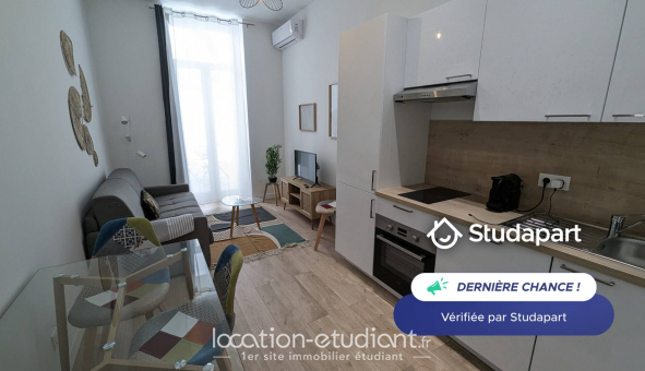 Logement tudiant T2 à Nice (06100)