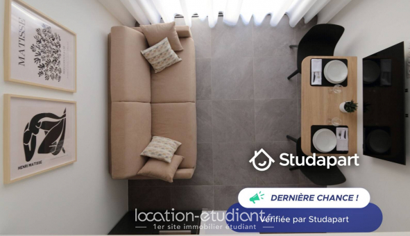 Logement �tudiant T2 &agrave; Nice (06100)