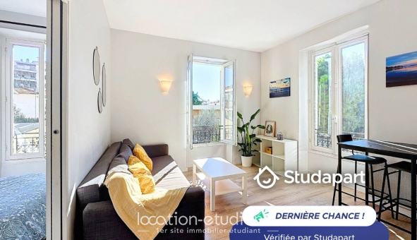 Logement �tudiant T2 &agrave; Nice (06100)