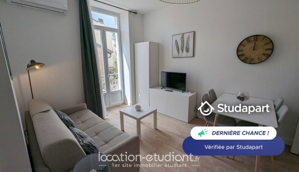 Logement �tudiant T2 &agrave; Nice (06100)