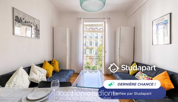 Logement étudiant T2 &agrave; Nice (06100)