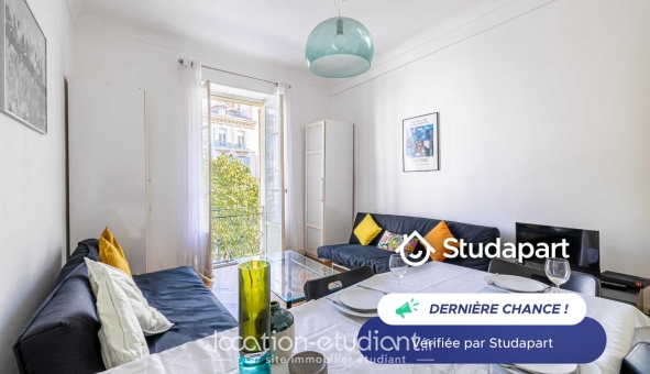Logement étudiant T2 &agrave; Nice (06100)