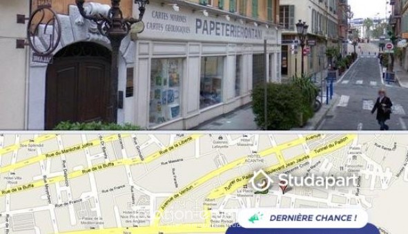 Logement �tudiant T2 &agrave; Nice (06100)