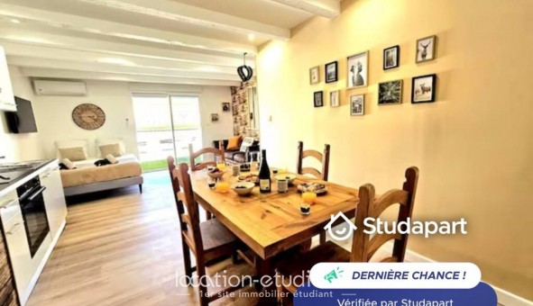 Logement �tudiant T2 &agrave; Nice (06100)