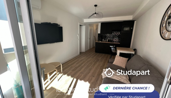 Logement �tudiant T2 &agrave; Nice (06100)