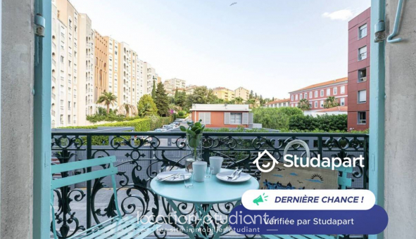 Logement �tudiant T2 &agrave; Nice (06100)
