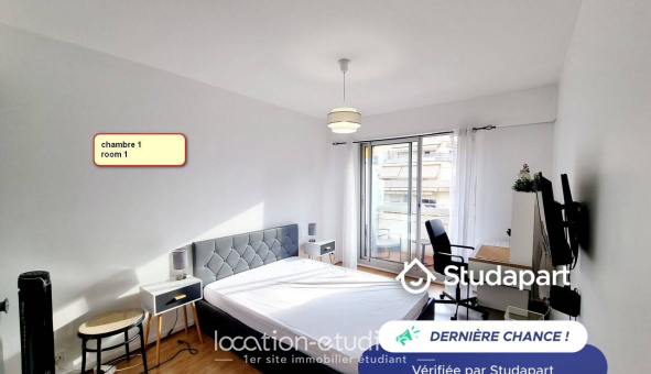 Logement �tudiant T2 &agrave; Nice (06100)