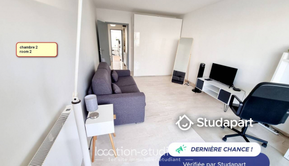 Logement �tudiant T2 &agrave; Nice (06100)