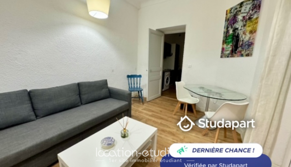 Logement �tudiant T2 &agrave; Nice (06100)