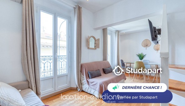 Logement �tudiant T2 &agrave; Nice (06100)