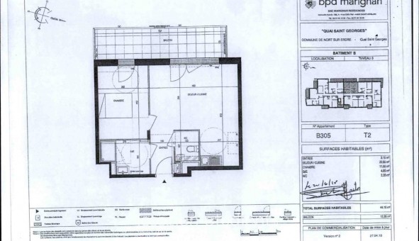 Logement �tudiant T2 &agrave; Nort sur Erdre (44390)
