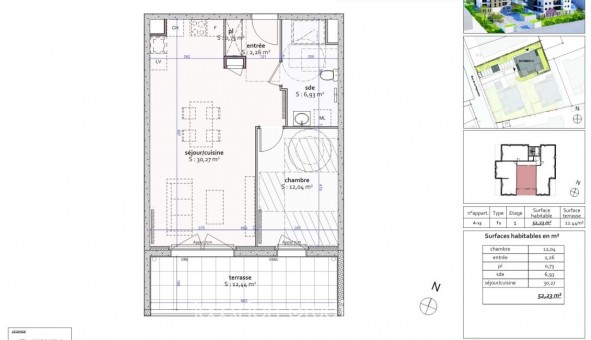 Logement �tudiant T2 &agrave; Oberhoffen l�s Wissembourg (67160)