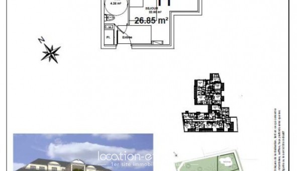 Logement �tudiant T2 &agrave; Olivet (45160)