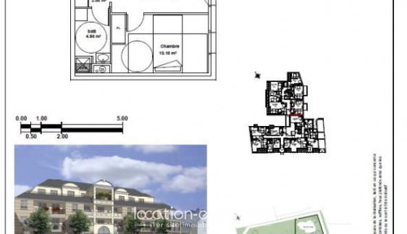 Logement �tudiant T2 &agrave; Olivet (45160)