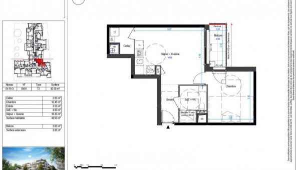 Logement �tudiant T2 &agrave; Orl�ans (45100)