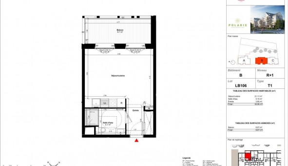 Logement �tudiant T2 &agrave; Ostwald (67540)