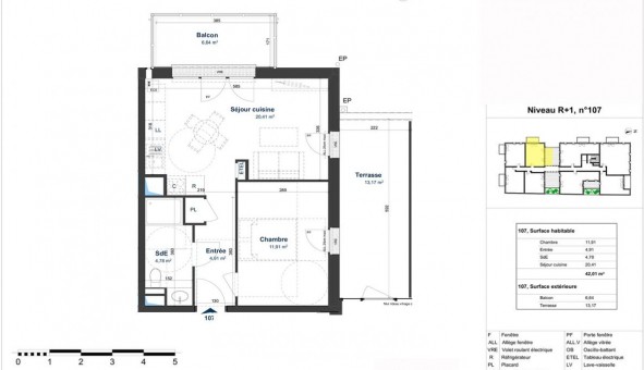 Logement tudiant T2 à Ouistreham (14150)