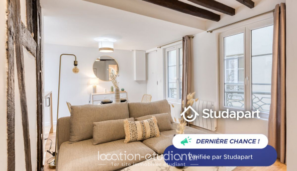 Logement tudiant T2 à Paris 04me arrondissement (75004)