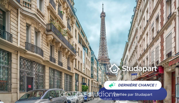 Logement étudiant Location T2 Meublé Paris 07ème arrondissement (75007)