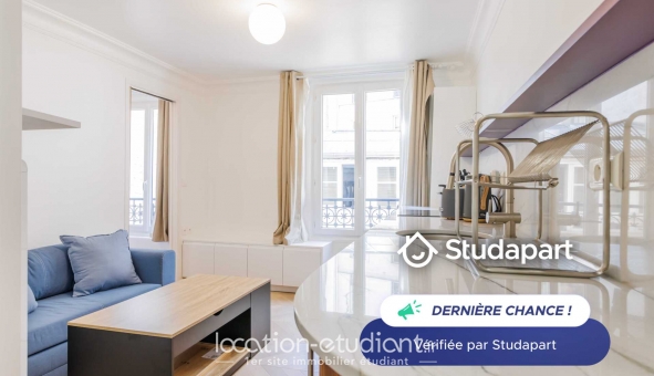 Logement étudiant T2 &agrave; Paris 08ème arrondissement (75008)