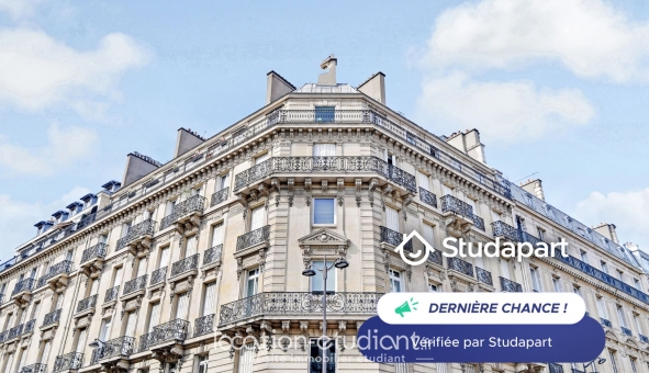 Logement étudiant T2 &agrave; Paris 08ème arrondissement (75008)
