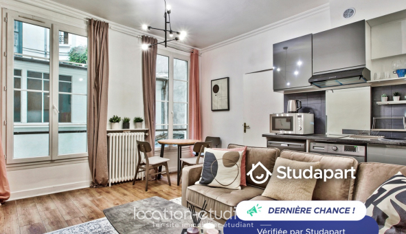 Logement tudiant Location T2 Meublé Paris 09me arrondissement (75009)