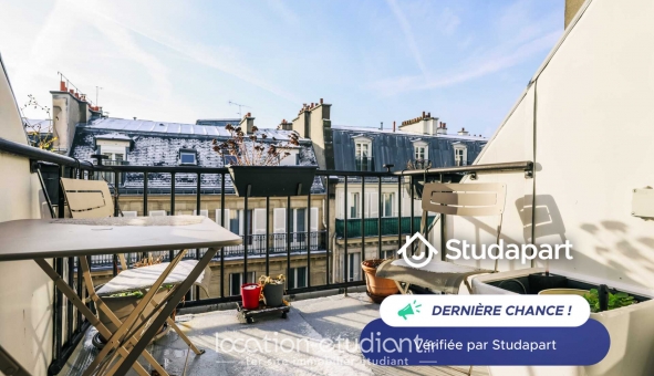 Logement étudiant T2 &agrave; Paris 09ème arrondissement (75009)