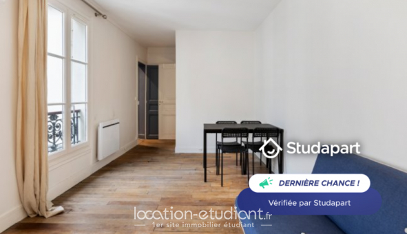 Logement tudiant Location T2 Meublé Paris 10me arrondissement (75010)