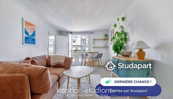 Logement tudiant T2 à Paris 10me arrondissement (75010)