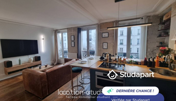 Logement �tudiant T2 &agrave; Paris 10�me arrondissement (75010)