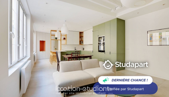 Logement étudiant T3 &agrave; Paris 11ème arrondissement (75011)