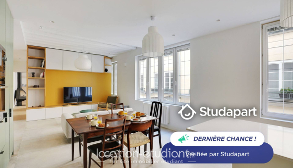 Logement étudiant T3 &agrave; Paris 11ème arrondissement (75011)