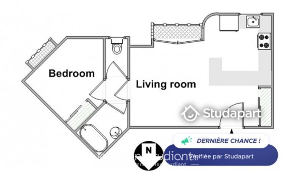 Logement �tudiant T2 &agrave; Paris 11�me arrondissement (75011)