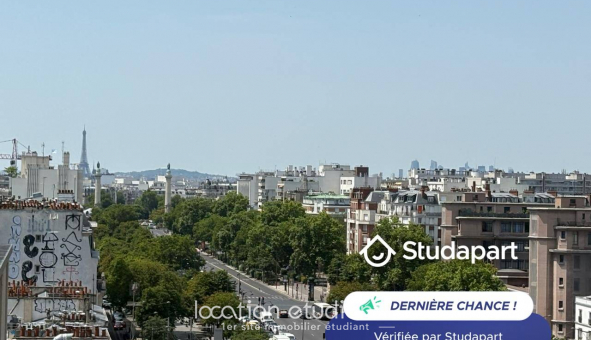 Logement tudiant T2 à Paris 12me arrondissement (75012)