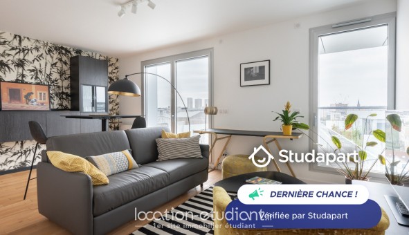 Logement étudiant Location T2 Meublé Paris 13ème arrondissement (75013)