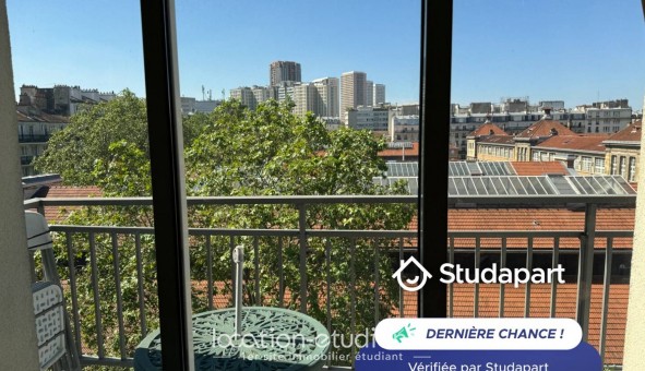 Logement tudiant T2 à Paris 13me arrondissement (75013)