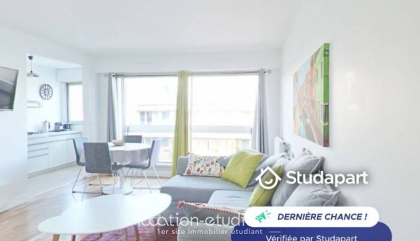 Logement tudiant Location T2 Meublé Paris 14me arrondissement (75014)