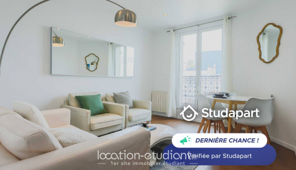 Logement tudiant T2 à Paris 15me arrondissement (75015)