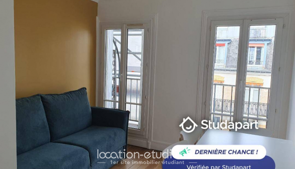 Logement tudiant Location T2 Meublé Paris 15me arrondissement (75015)