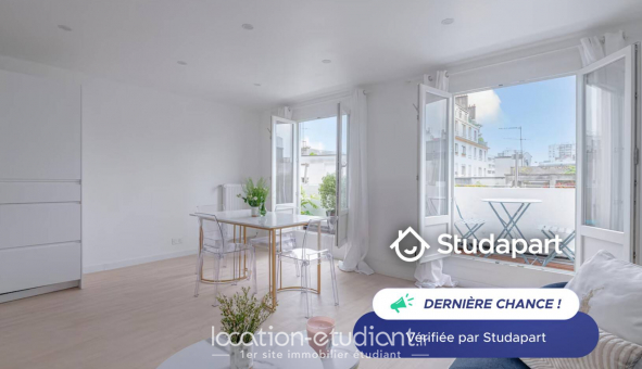 Logement tudiant T2 à Paris 15me arrondissement (75015)