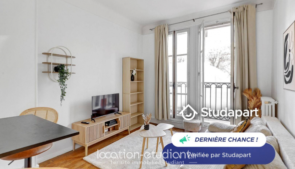 Logement tudiant T2 à Paris 15me arrondissement (75015)