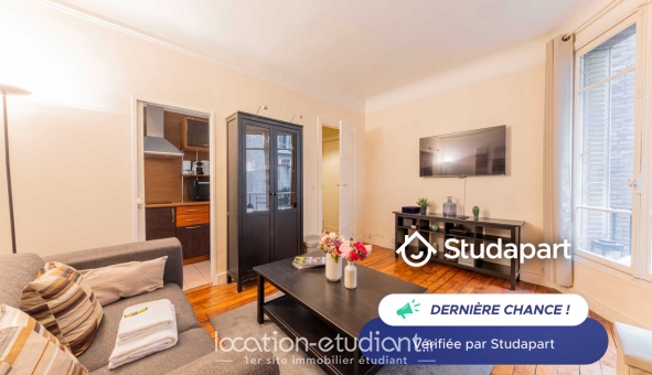 Logement étudiant T2 &agrave; Paris 15ème arrondissement (75015)