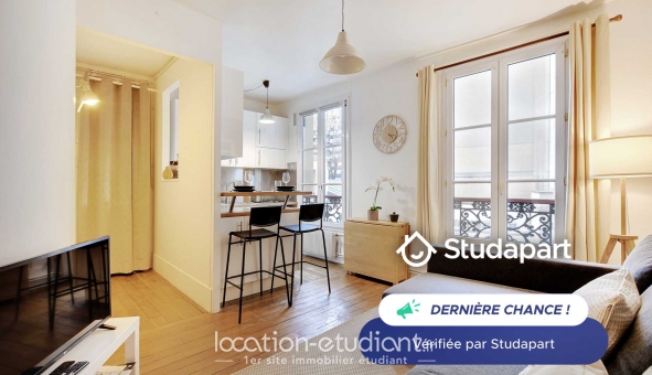 Logement étudiant T2 &agrave; Paris 15ème arrondissement (75015)