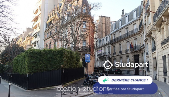 Logement tudiant T2 à Paris 16me arrondissement (75016)
