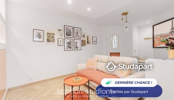 Logement tudiant T2 à Paris 16me arrondissement (75016)