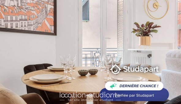 Logement tudiant T2 à Paris 16me arrondissement (75016)