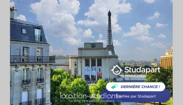 Logement tudiant Location T2 Meublé Paris 16me arrondissement (75016)