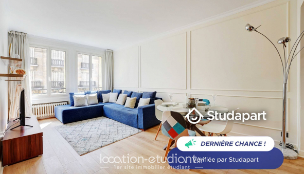 Logement tudiant Location T2 Meublé Paris 16me arrondissement (75016)
