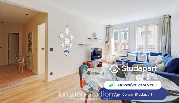 Logement tudiant T2 à Paris 16me arrondissement (75016)